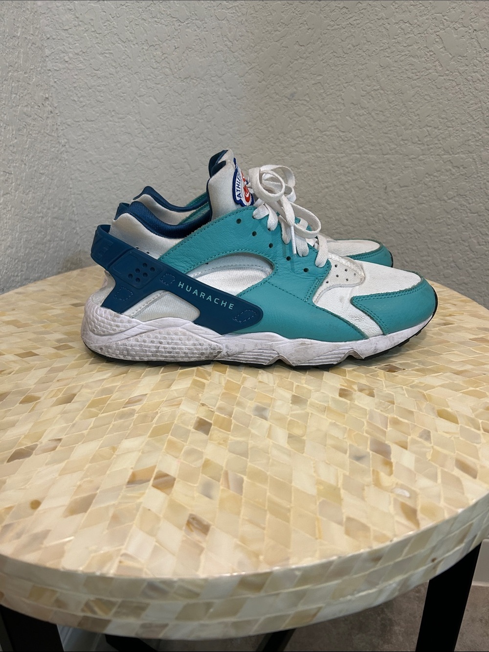 Nike Huarache Sneakers - Teal & Navy size 9